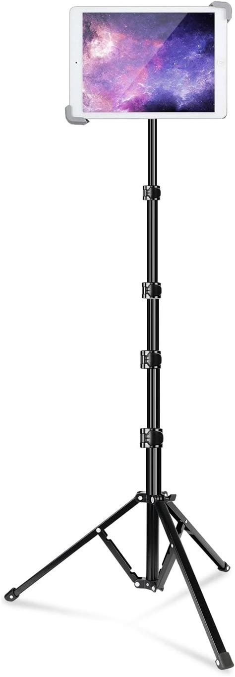 elitehood iPad Tripod Stand, Aluminum Alloy iPad Stand, 360 Rotation.